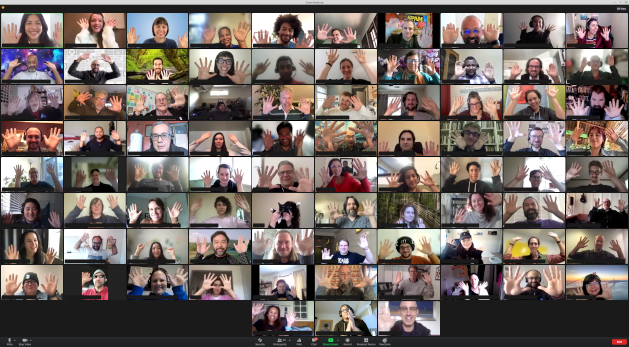 Dev Summit 21 Group Photo - Hands